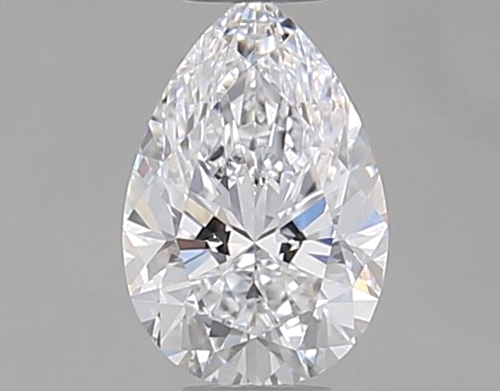 0.33 carat D-VVS1 Natūralus Pear Deimantas (1)