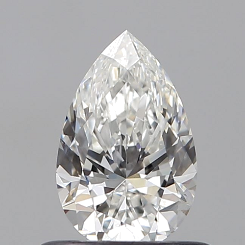 0.53 carat F-SI1 Natūralus Pear Deimantas (1)