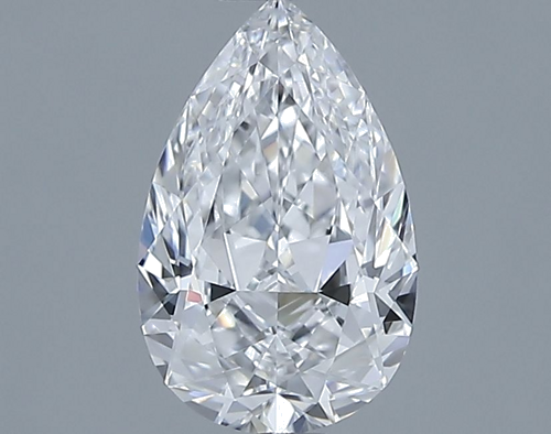 0.7 carat D-VS1 Natūralus Pear Deimantas (1)
