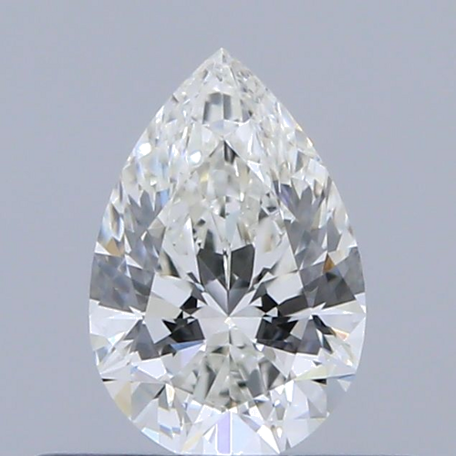 0.33 carat H-VVS2 Natūralus Pear Deimantas (1)