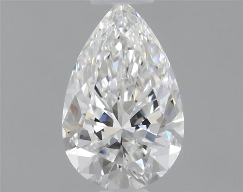0.3 carat F-VS2 Natūralus Pear Deimantas (1)
