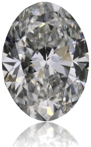 0.49 carat G-SI2 Natūralus Oval Deimantas (1)