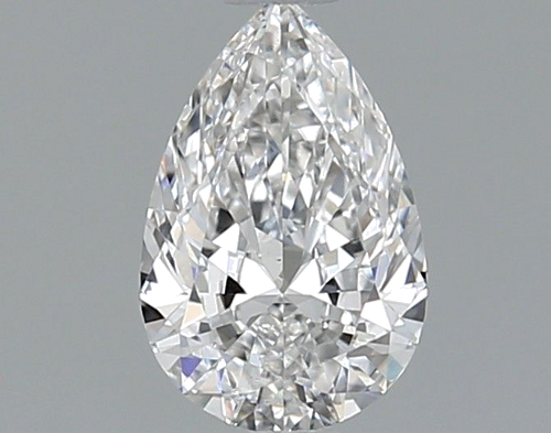 0.81 carat F-SI2 Natūralus Pear Deimantas (1)