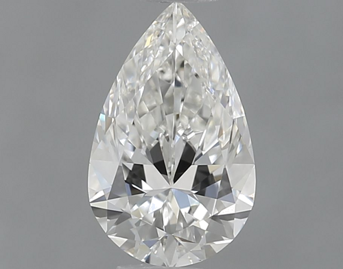 0.64 carat H-IF Natūralus Pear Deimantas (1)