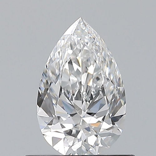 0.6 carat E-VS1 Natūralus Pear Deimantas (1)