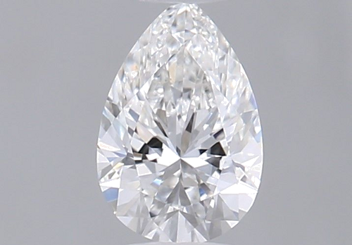 0.3 carat F-VS1 Natūralus Pear Deimantas (1)