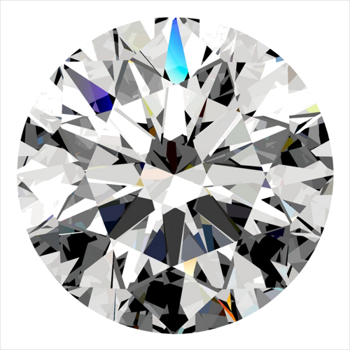 0.3 carat E-VS1 Excellent cut Natūralus Round Deimantas (1)