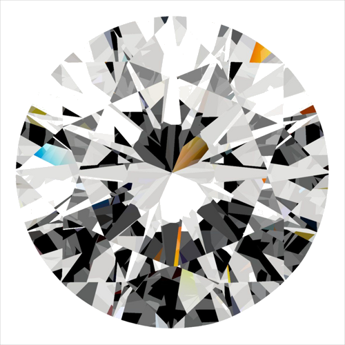 0.32 carat G-VVS1 Excellent cut Natūralus Round Deimantas (1)
