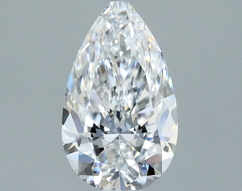 0.71 carat E-VVS2 Natūralus Pear Deimantas (1)