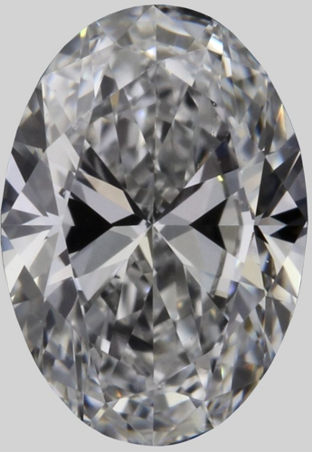 0.53 carat F-VS1 Natūralus Oval Deimantas (1)