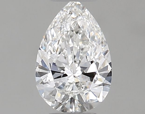 0.29 carat F-VVS2 Natūralus Pear Deimantas (1)