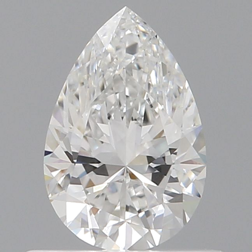 0.53 carat E-VVS2 Natūralus Pear Deimantas (1)