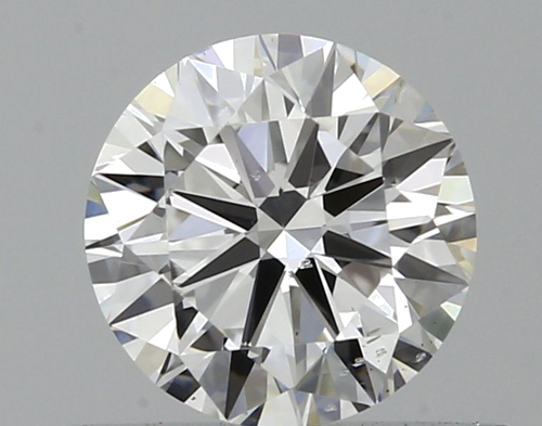 0.5 carat F-SI1 Very Good cut Natūralus Round Deimantas (1)
