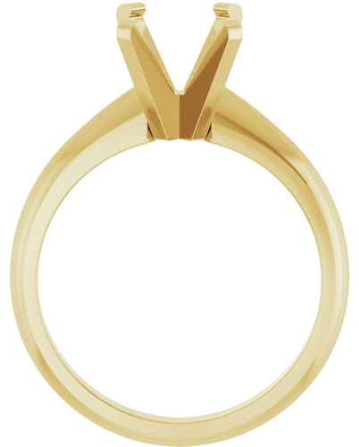 Sužadėtuvių Žiedas „Solitaire“ 14k yellow gold Oval 9mm x 7mm (2)