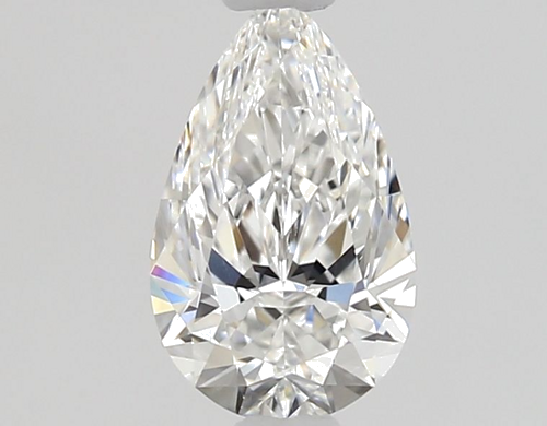 0.56 carat E-VVS2 Natūralus Pear Deimantas (1)