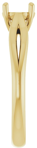 Sužadėtuvių Žiedas „Solitaire“ 14k yellow gold Round 5.8mm (4)