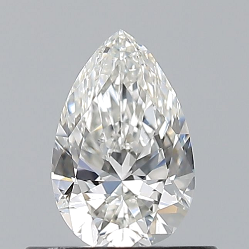 0.5 carat G-VS1 Natūralus Pear Deimantas (1)