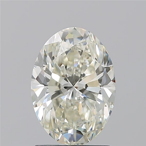 1.7 carat K-VS1 Natūralus Oval Deimantas (1)