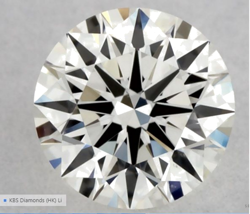 0.3 carat J-VS1 Excellent cut Natūralus Round Deimantas (1)