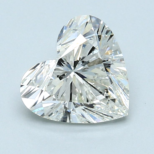 2.5 carat H-SI2 Natūralus Heart Deimantas (1)