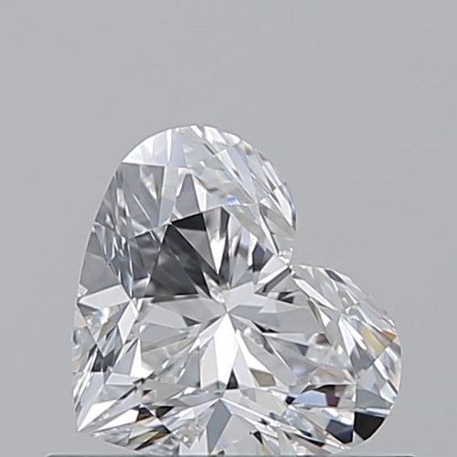0.59 carat D-VVS1 Natūralus Heart Deimantas (1)