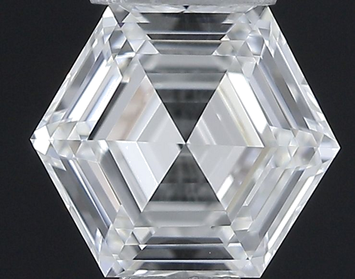 0.6 carat F-VVS1 Natūralus Hexagonal Deimantas (1)