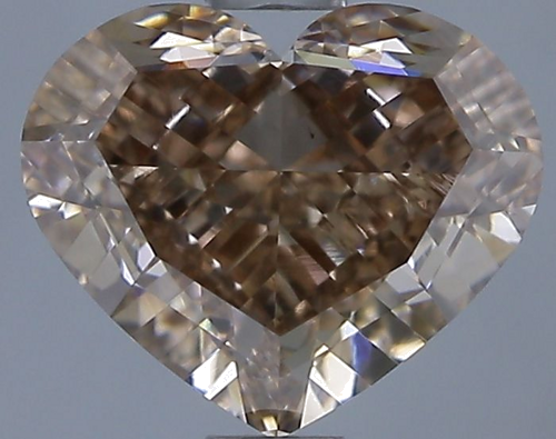 1.51 carat Fancy Orangey Brown-VS2 Natūralus Heart Deimantas (1)
