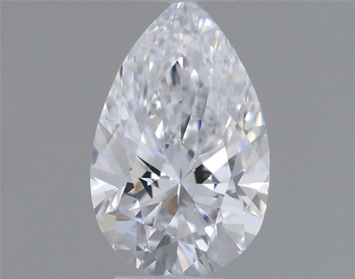0.3 carat D-VS1 Natūralus Pear Deimantas (1)