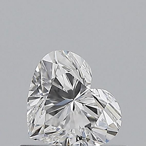 0.5 carat E-VVS2 Natūralus Heart Deimantas (1)