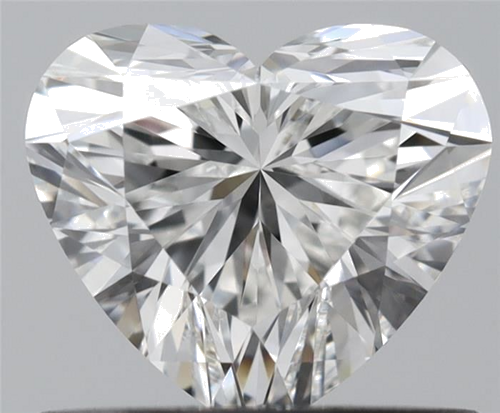 0.6 carat G-VS1 Natūralus Heart Deimantas (1)