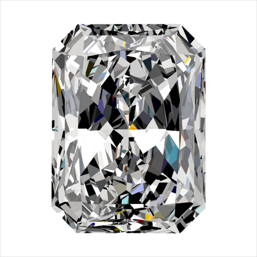 0.31 carat G-VS1 Natūralus Radiant Deimantas (1)