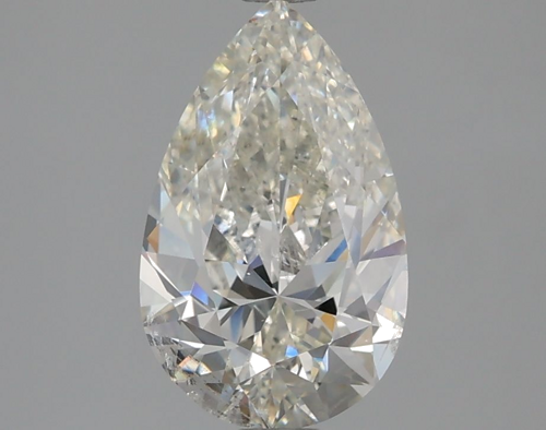 2.02 carat K-SI2 Natūralus Pear Deimantas (1)