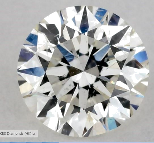 0.7 carat I-SI2 Excellent cut Natūralus Round Deimantas (1)
