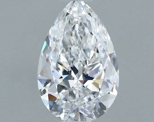 0.5 carat D-VVS1 Natūralus Pear Deimantas (1)