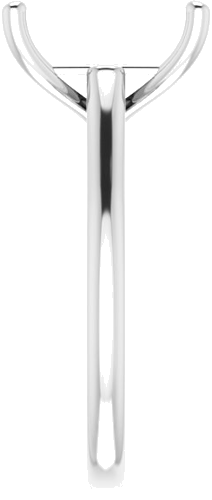 Sužadėtuvių Žiedas „Solitaire“ 585 Baltojo Aukso Emerald 11mm x 9mm (4)