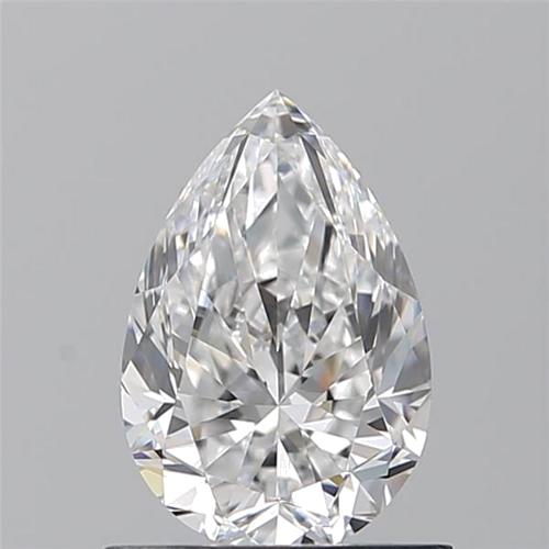 0.9 carat E-VS2 Natūralus Pear Deimantas (1)