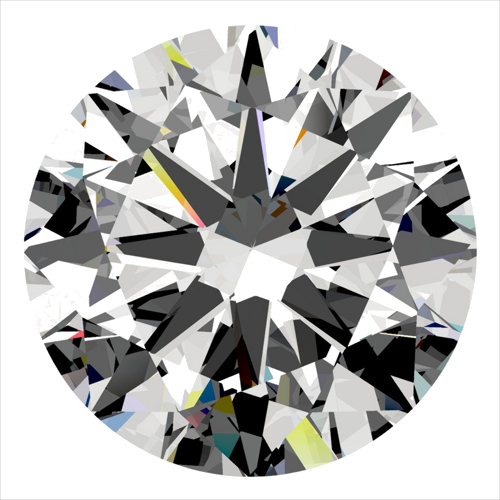 0.3 carat G-VS2 GD cut Natūralus Round Deimantas (1)