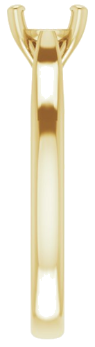 Sužadėtuvių Žiedas „Solitaire“ 585 Geltonojo Aukso Round 6mm (4)