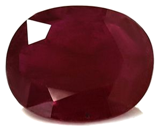 3.21 carat RED Oval Rubinas (1)