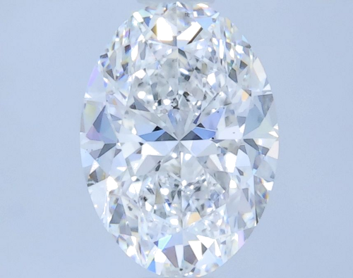 0.9 carat E-SI1 Natūralus Oval Deimantas (1)