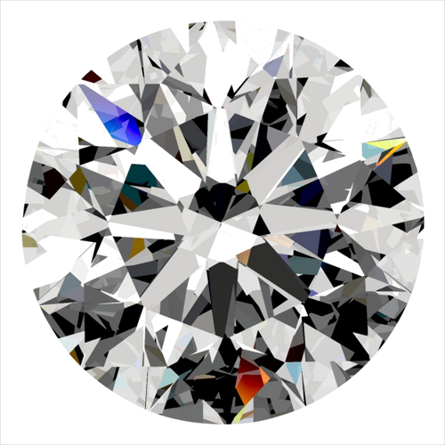 0.3 carat H-SI1 Excellent cut Natūralus Round Deimantas (1)