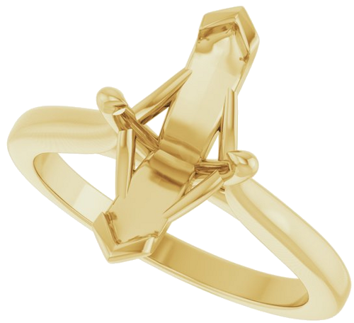Sužadėtuvių Žiedas „Solitaire“ 14k yellow gold Marquise 12.5mm x 6.5mm (5)