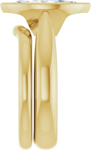 Sužadėtuvių Žiedas „Bezel-Set Solitaire“ 14k yellow gold Marquise 13mm x 6.5mm (9)