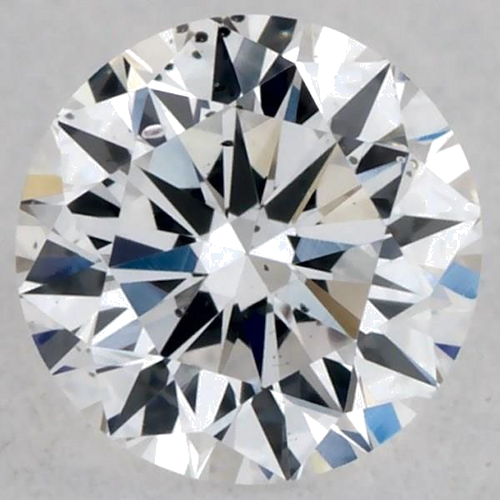 0.23 carat D-SI1 Very Good cut Natūralus Round Deimantas (1)