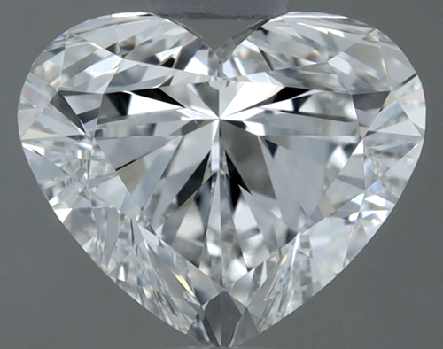 1.0 carat F-VS1 Natūralus Heart Deimantas (1)