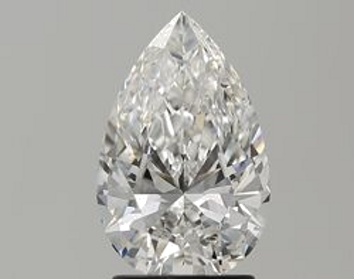2.01 carat E-VS2 Natūralus Pear Deimantas (1)