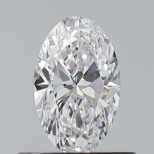 0.5 carat D-VVS2 Natūralus Oval Deimantas (1)