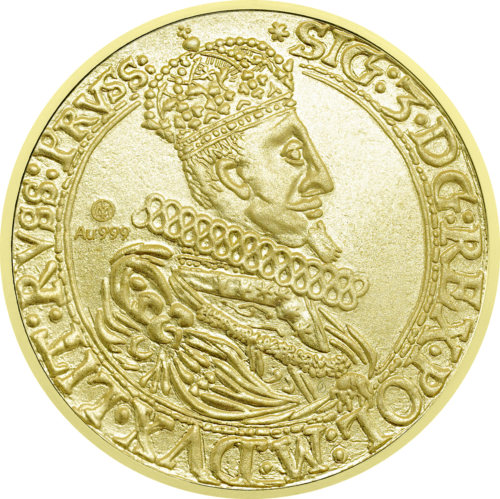 Сигизмунд III Ваза 10 дукатов (1622) .999 золотая монета (1)