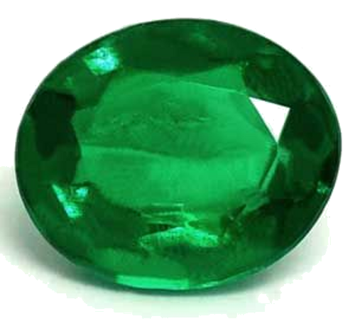 0.64 carat GREEN Oval Smaragdas (1)