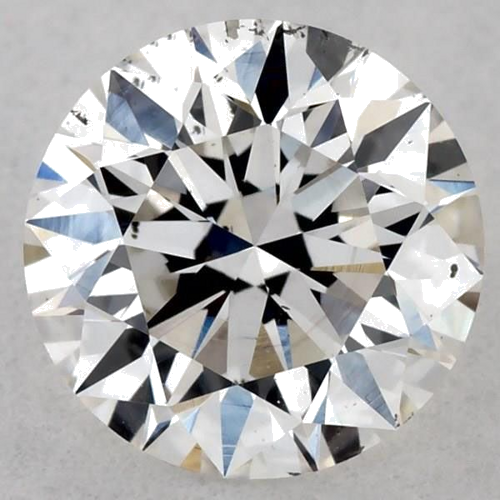 0.6 carat F-SI1 Excellent cut Natūralus Round Deimantas (1)